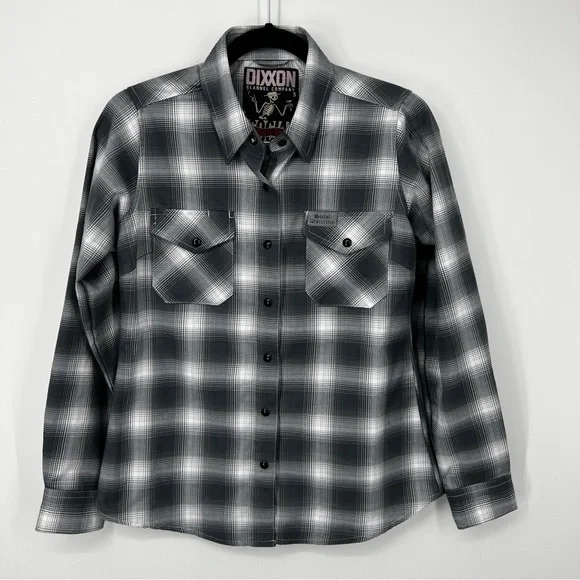DIXXON MLM Social Distortion Collaboration Flannel Button Down Shirt NWOT SM - Picture 5 of 16